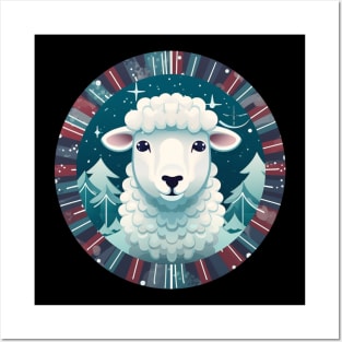 Sheep in Ornament, Love Farm Animals Posters and Art